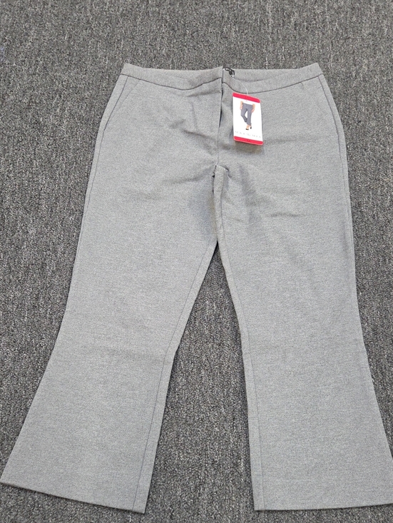 max mia Pants - (#4) Women’s Gray Ponte Knit Wide-Leg Pants